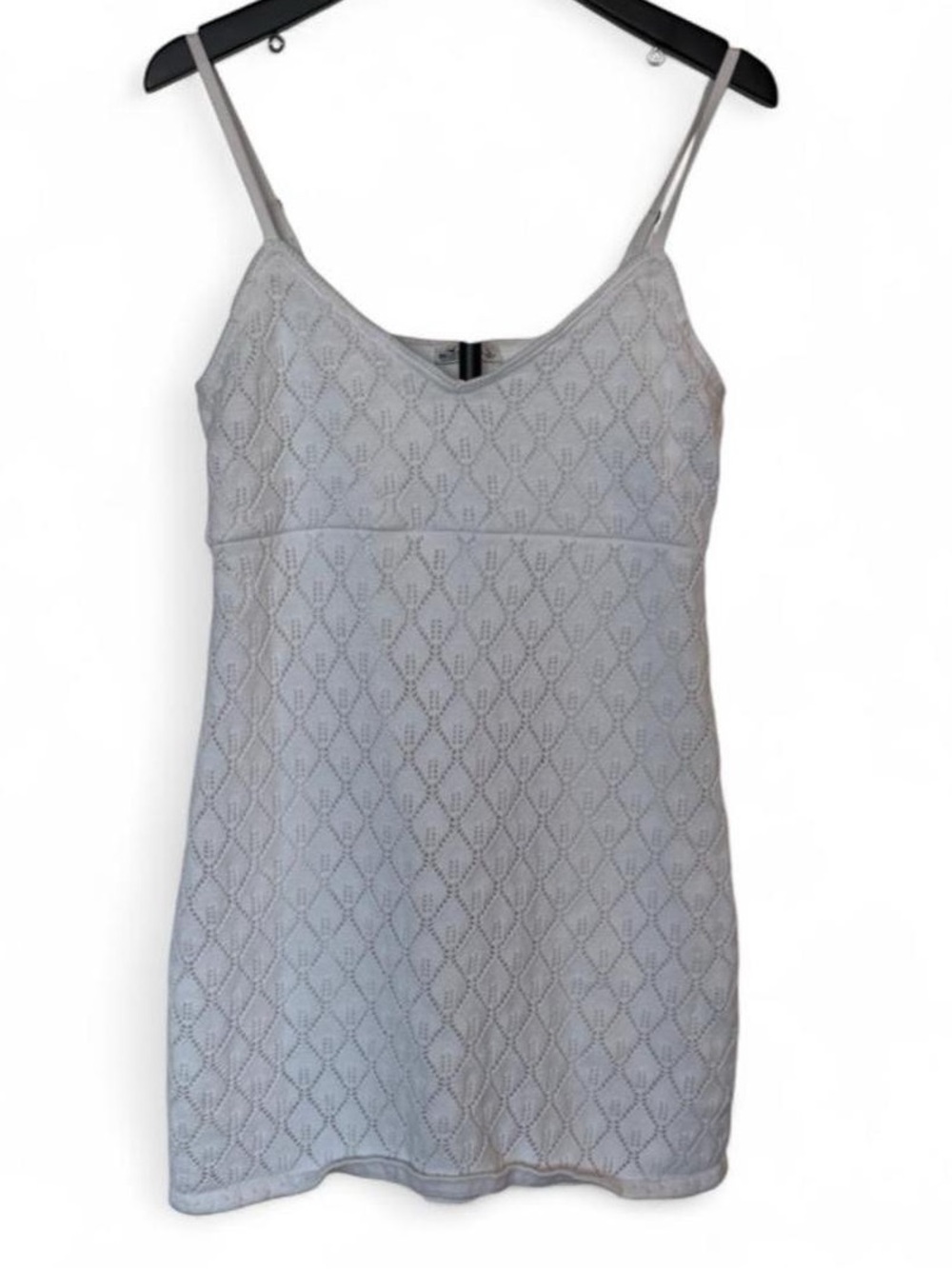 Hollister white lace mini dress Size L